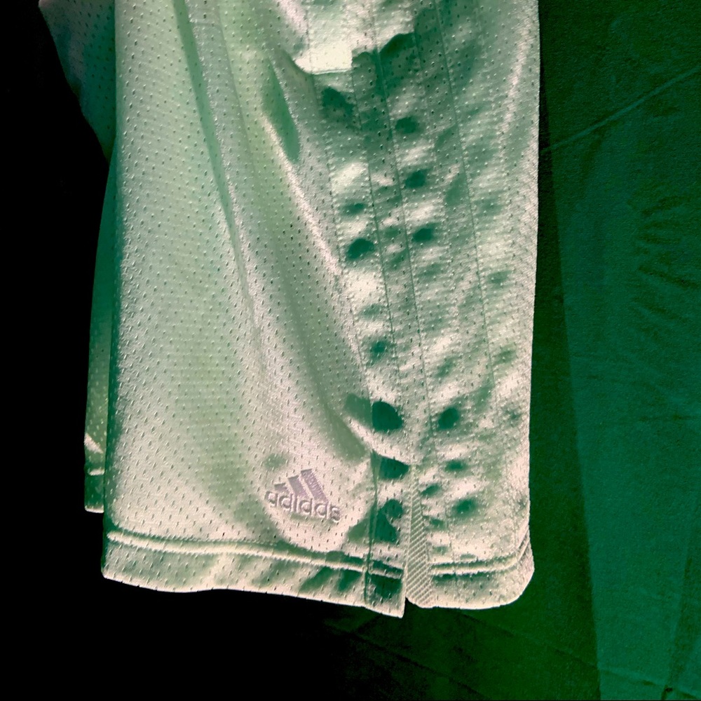 Adidas Basketball Shorts, Mint Green/L